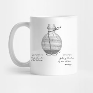 Hand Grenade Fire Extinguisher Vintage Patent Hand Drawing Mug